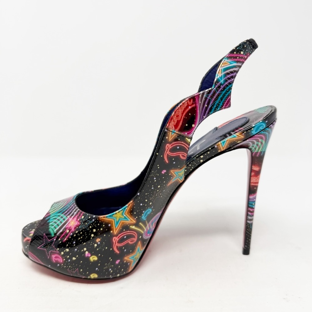 Christian Louboutin Hot Chick Sling Alta 120 Heels Womens EU 36 - Picture 8 of 11